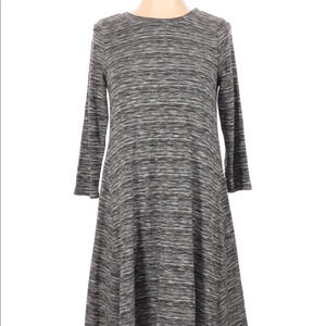 One Clothing grey cozy soft knit skater dress